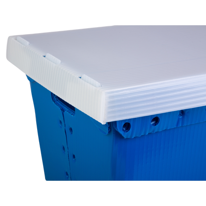 Hudson Exchange 18.25 x 13.25 x 2" Lid For Corrugated Space Age Handled Storage Container Mail Tote