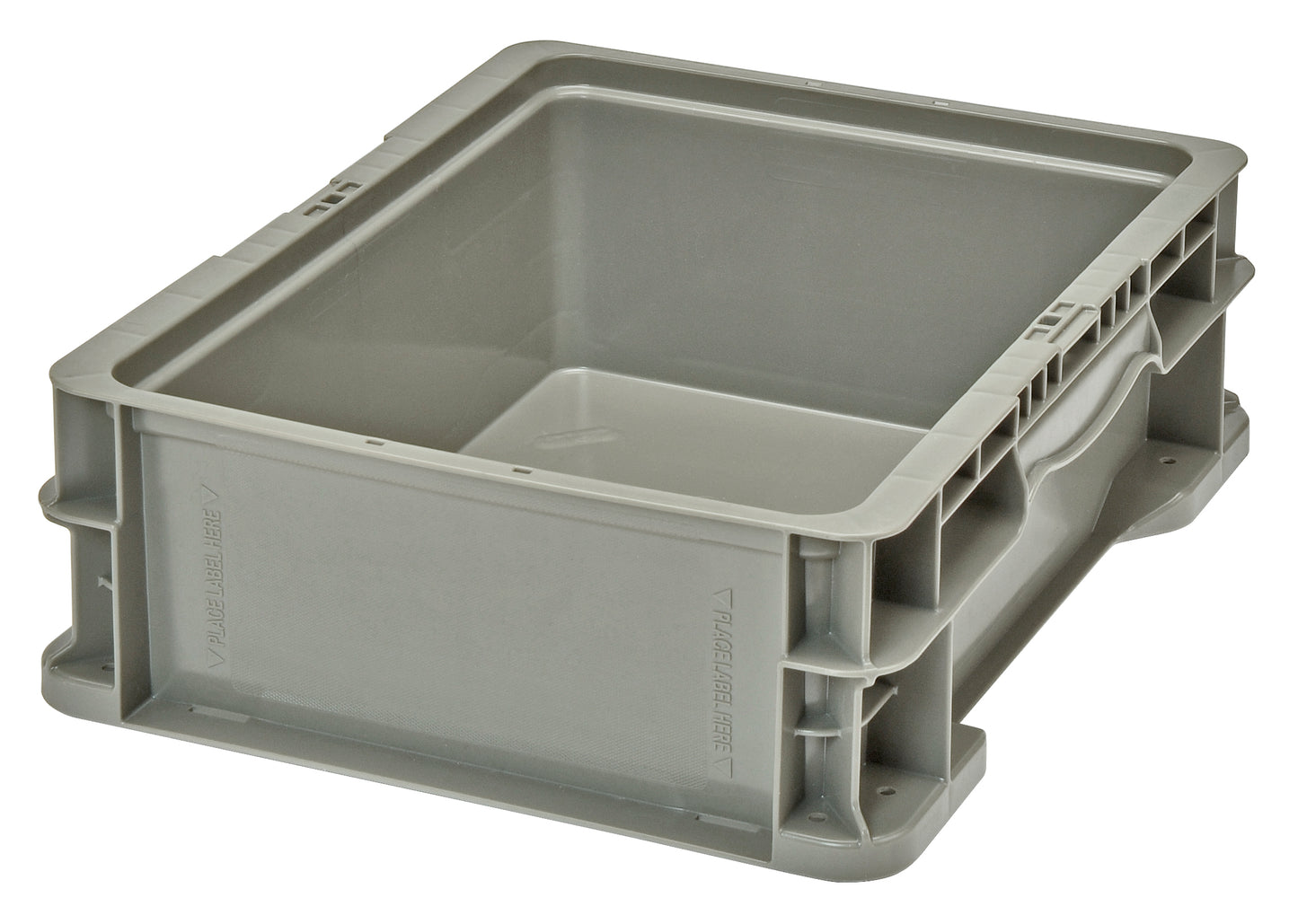 Hudson Exchange 12 x 15 x 5" (2.2 Gallon) Straight Wall Handled Storage Container Tote
