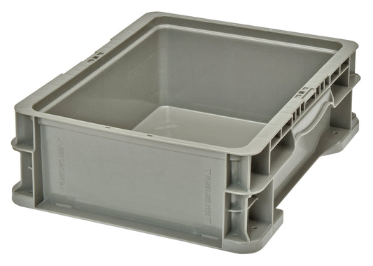 Hudson Exchange 12 x 15 x 5" (2.2 Gallon) Straight Wall Handled Storage Container Tote