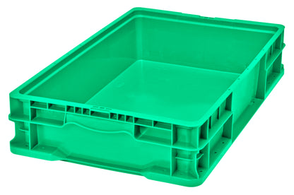 Hudson Exchange 24 x 15 x 5" (5.2 Gallon) Straight Wall Handled Storage Container Tote