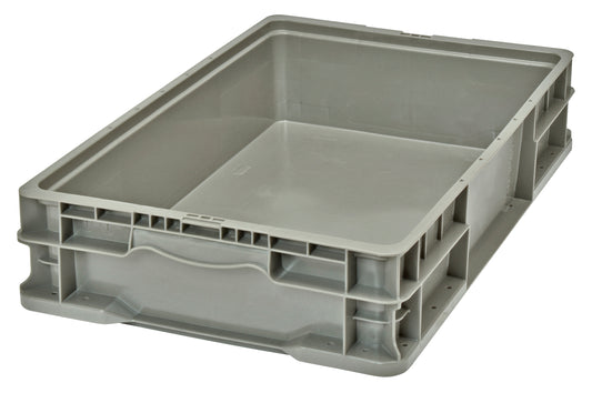 Hudson Exchange 24 x 15 x 5" (5.2 Gallon) Straight Wall Handled Storage Container Tote