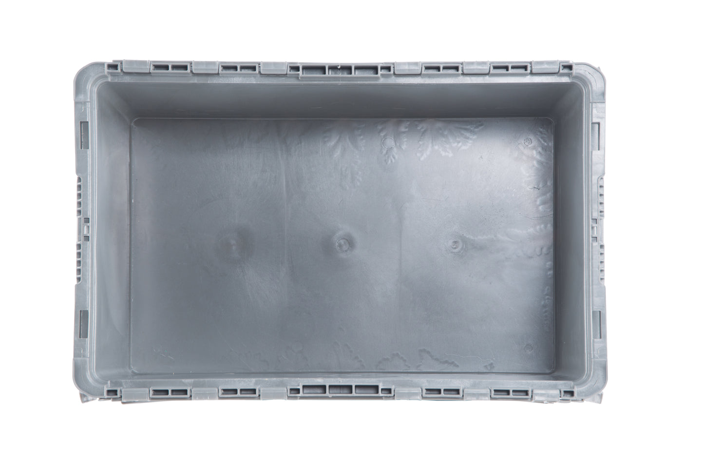 Hudson Exchange 24 x 15 x 7.5" (8.2 Gallon) Straight Wall Handled Storage Container Tote With Attached Lid