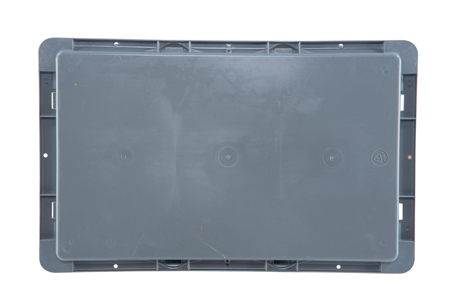 Hudson Exchange 24 x 15 x 7.5" (8.2 Gallon) Straight Wall Handled Storage Container Tote With Attached Lid