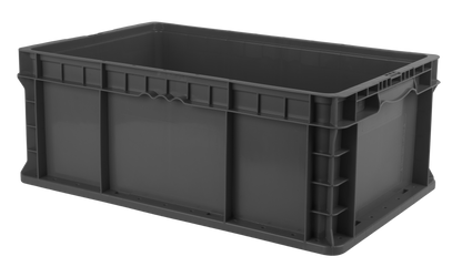 Hudson Exchange 24 x 15 x 9" (10.5 Gallon) Straight Wall Handled Storage Container Tote