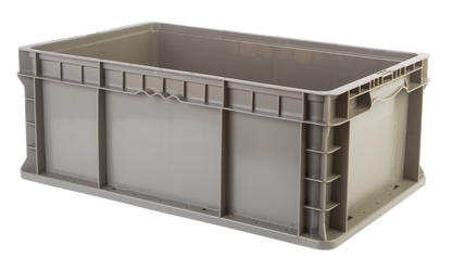 Hudson Exchange 24 x 15 x 9" (10.5 Gallon) Straight Wall Handled Storage Container Tote