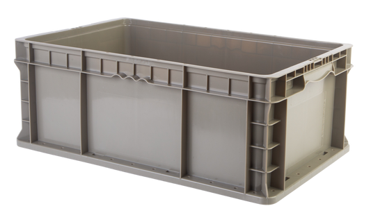 Hudson Exchange 24 x 15 x 9" (10.5 Gallon) Straight Wall Handled Storage Container Tote
