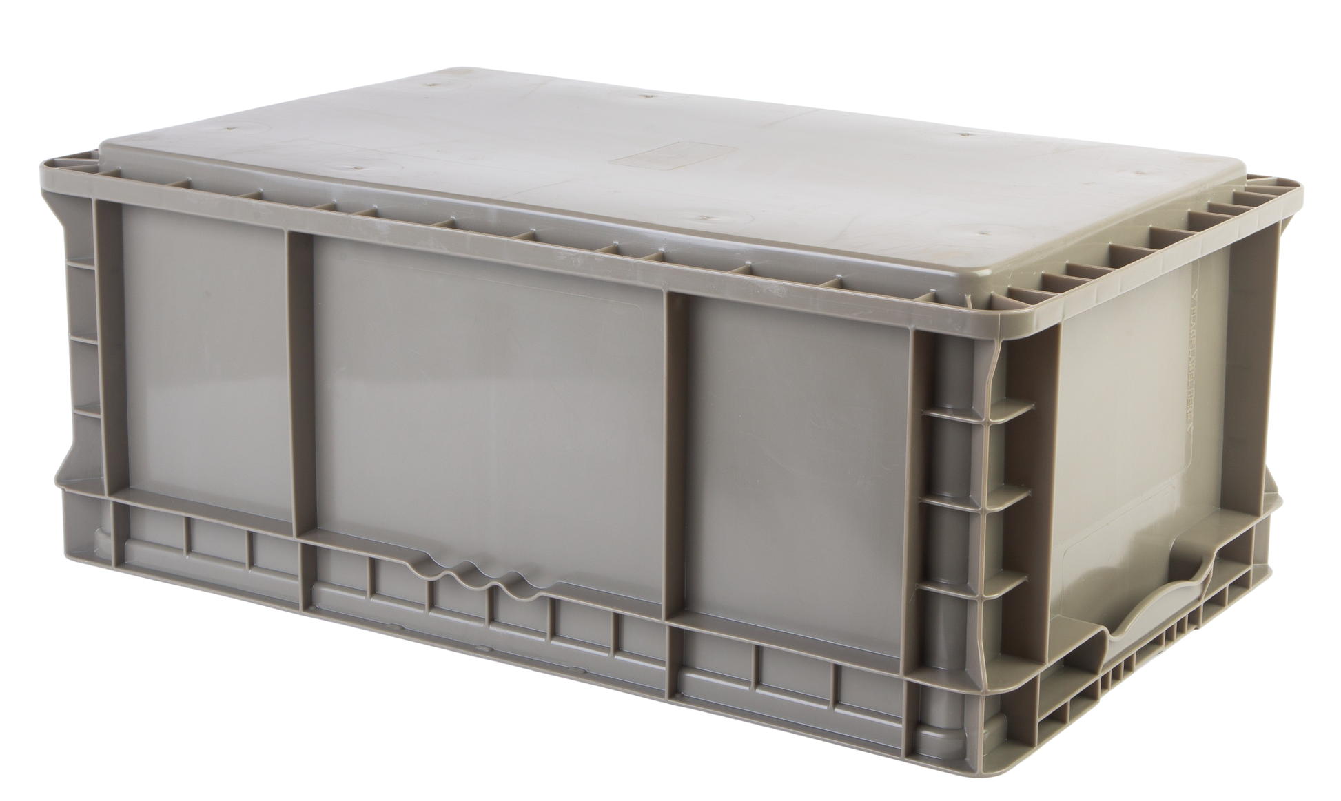 Hudson Exchange 48 x 22.5 x 7.3 (25.4 Gallon) Straight Wall Handled Storage Container Tote, Gray Hudson Exchange 48 x 22.5 x 7.3 (25.4 Gallon) Straight Wall Handled Storage Container Tote, Gray
