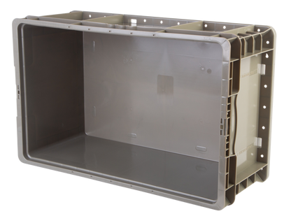 Hudson Exchange 24 x 15 x 9" (10.5 Gallon) Straight Wall Handled Storage Container Tote