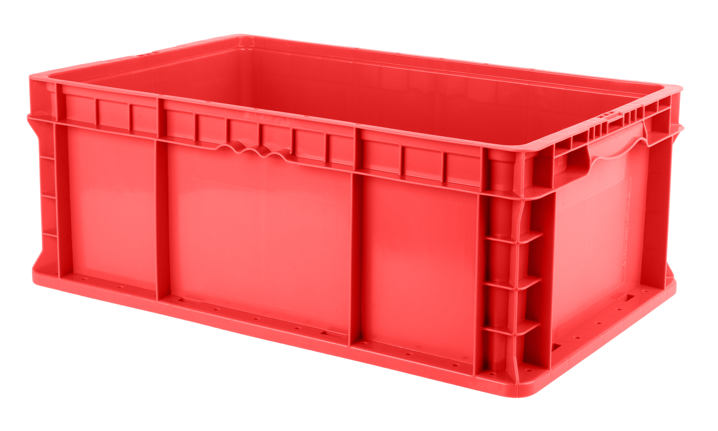 Hudson Exchange 24 x 15 x 9" (10.5 Gallon) Straight Wall Handled Storage Container Tote
