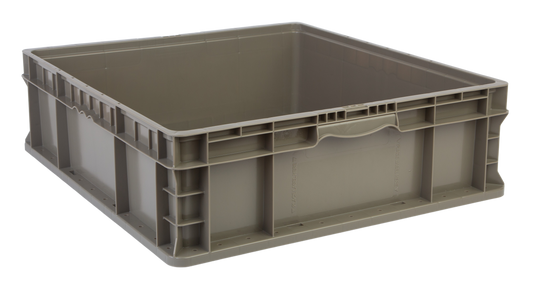 Hudson Exchange 24 x 22 x 7.5" (12.7 Gallon) Straight Wall Handled Storage Container Tote