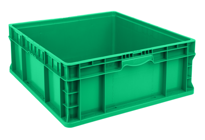 Hudson Exchange 24 x 22 x 9" (15.7 Gallon) Straight Wall Handled Storage Container Tote