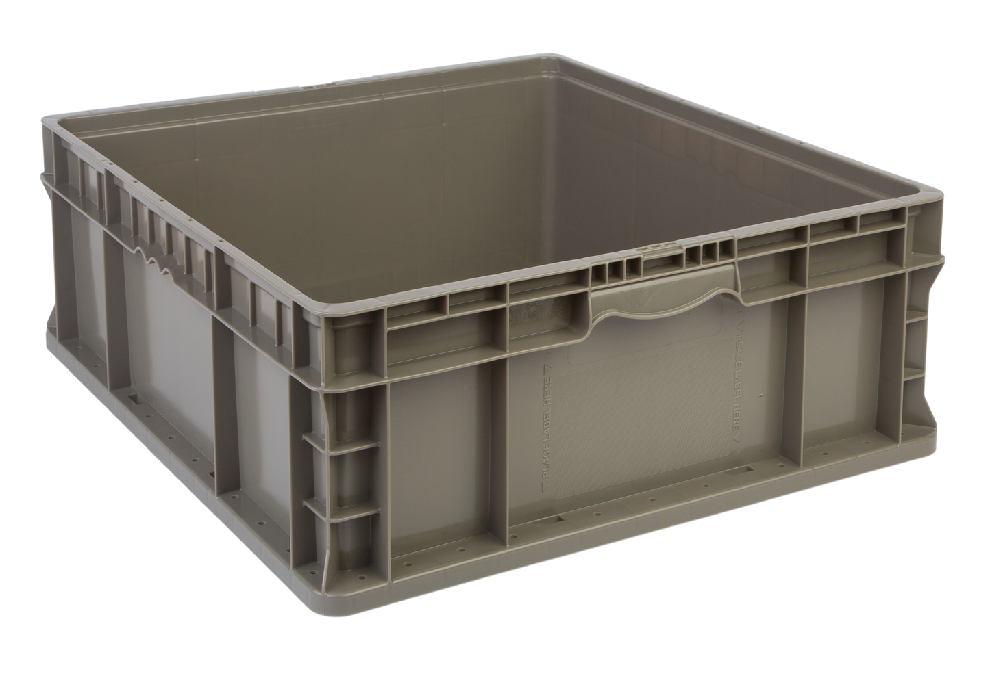 Hudson Exchange 24 x 22 x 9" (15.7 Gallon) Straight Wall Handled Storage Container Tote