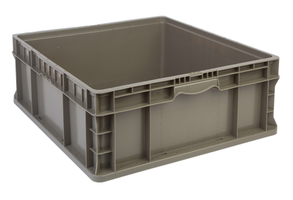 Hudson Exchange 24 x 22 x 9" (15.7 Gallon) Straight Wall Handled Storage Container Tote