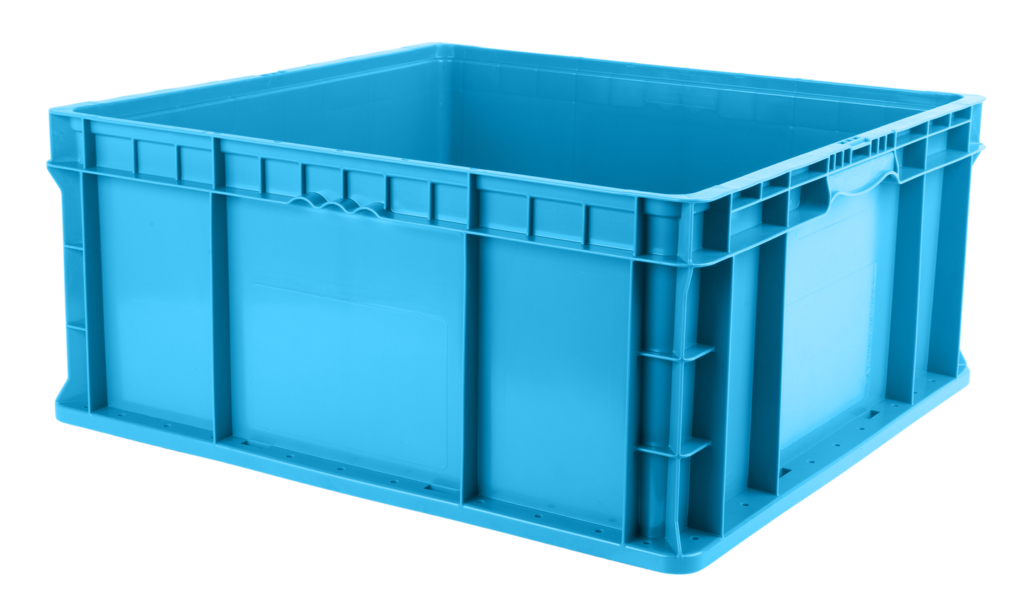 Hudson Exchange 24 x 22 x 11" (19.4 Gallon) Straight Wall Handled Storage Container Tote