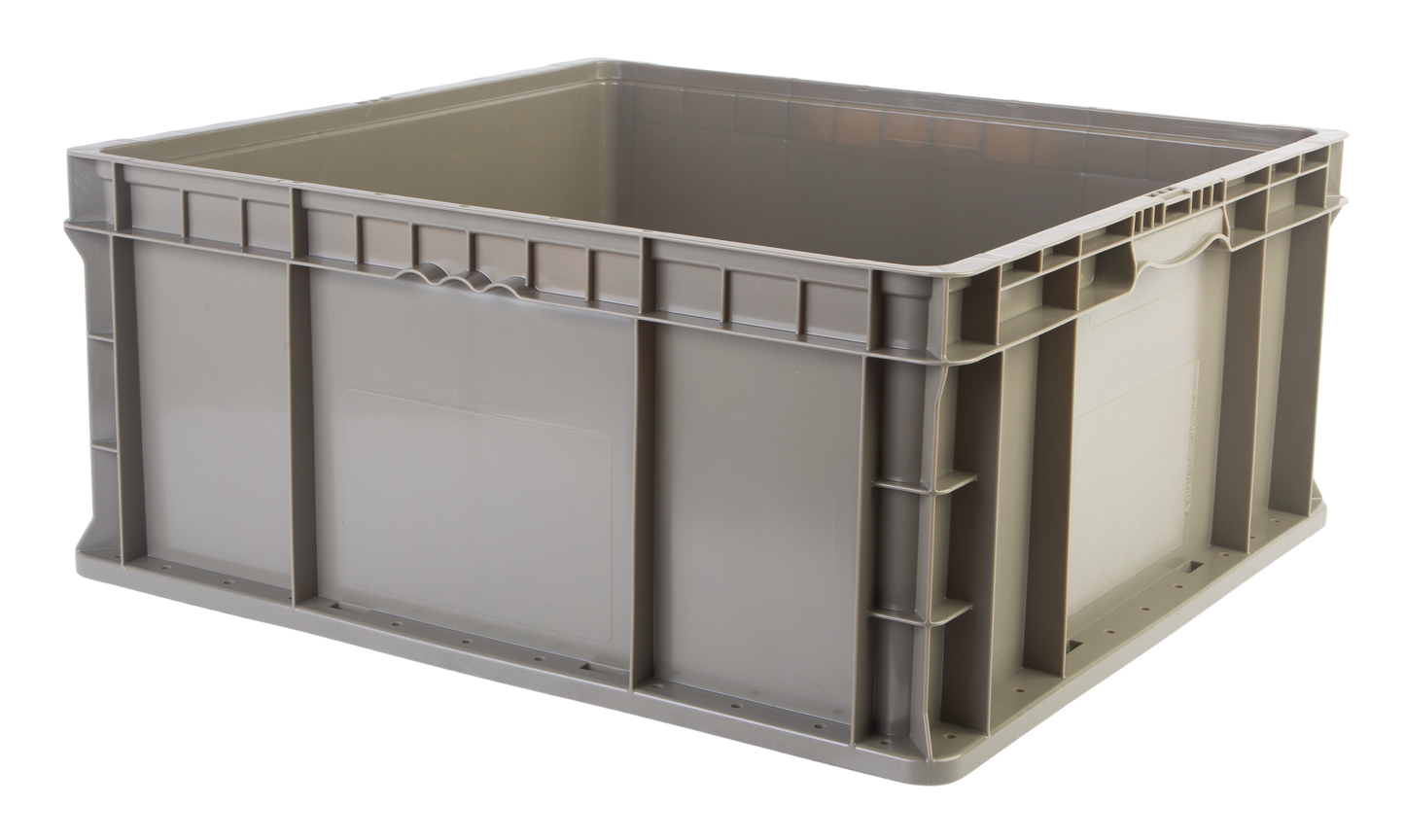 Hudson Exchange 24 x 22 x 11" (19.4 Gallon) Straight Wall Handled Storage Container Tote