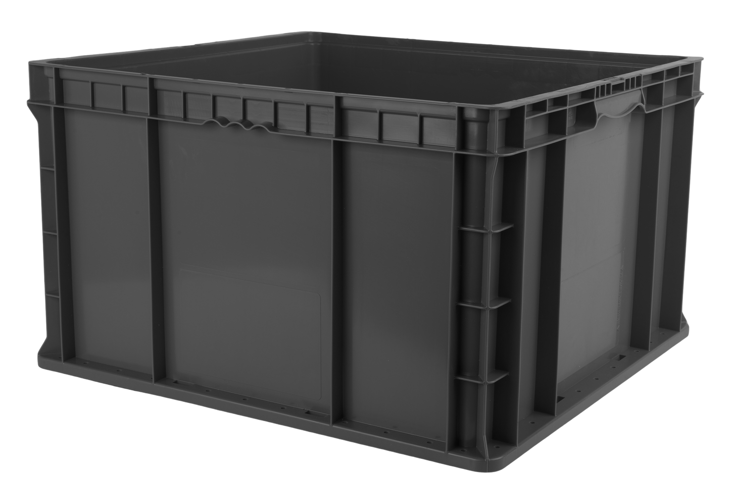 Hudson Exchange 24 x 22 x 14.5" (26.2 Gallon) Straight Wall Handled Storage Container Tote