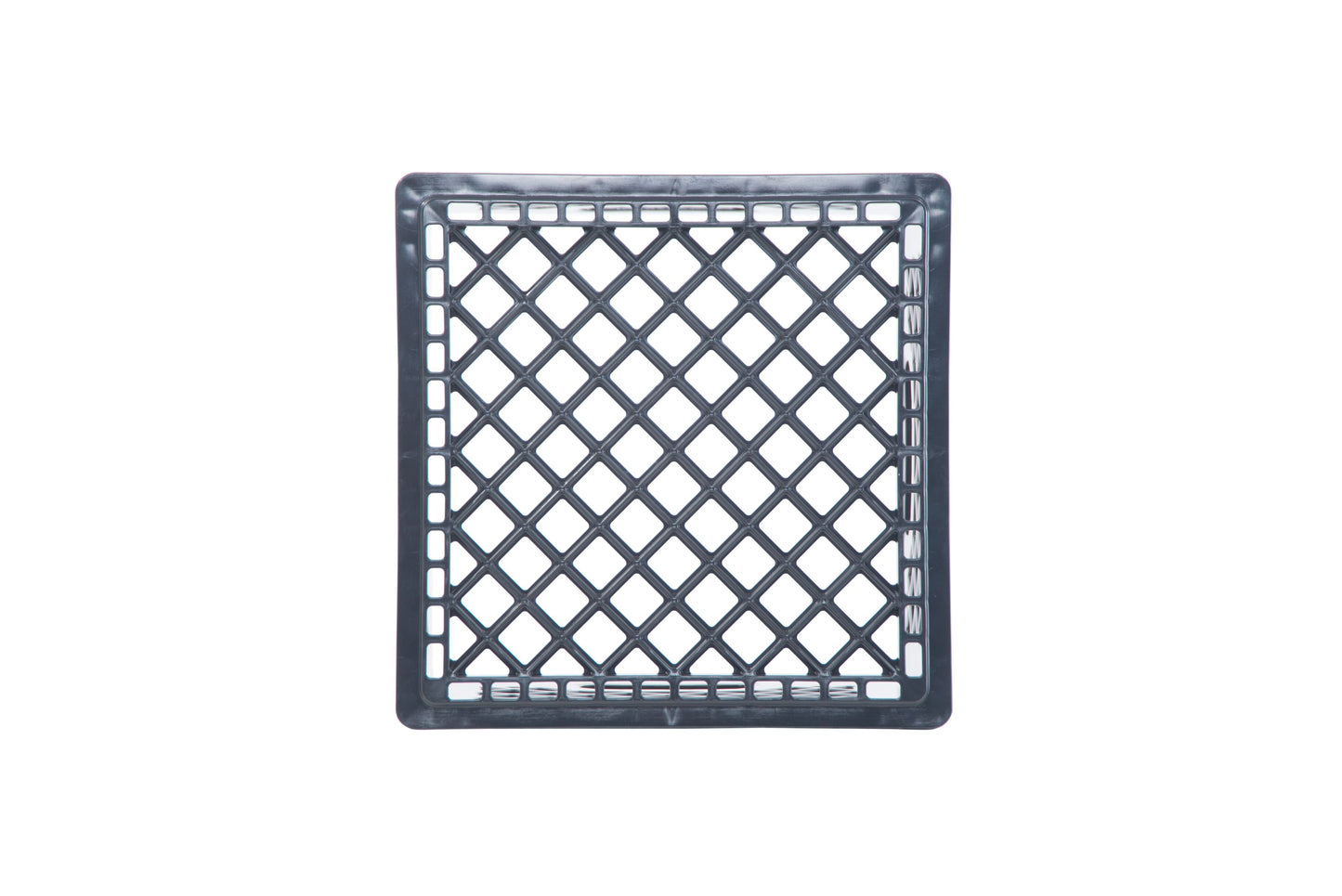 Hudson Exchange 13 x 13 x 11" (16 Quart) Mesh Milk Crate Handled Storage Container Tote, Black