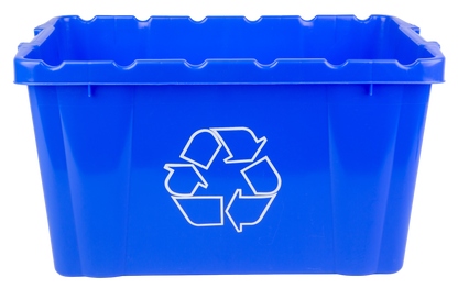 Hudson Exchange 25.8 x 16.2 x 14.5" (18 Gallon) Recycle Container Curbside Tote Bin