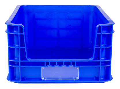 Hudson Exchange 19.5 x 15.75 x 9.25 (35 liter) Industrial Stackable Hopper Pick-Bin Container, Blue