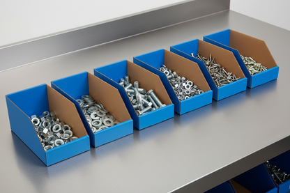 6x12x5.5" (25 Pack) Corrugated Parts Bin Box