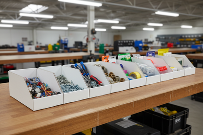 6x12x5.5" (25 Pack) Corrugated Parts Bin Box