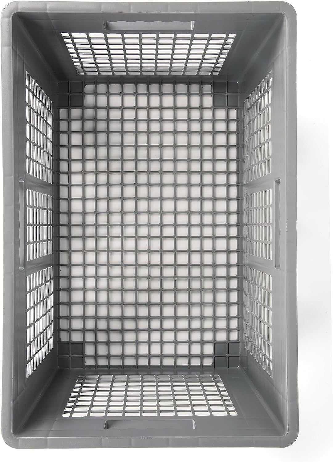 Hudson Exchange 24 x 16 x 16" (21.33 Gallon) Mesh Straight Wall Handled Storage Container Tote