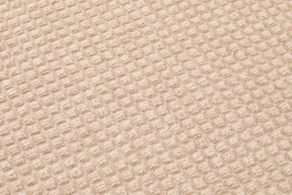 Waffle Entryway Mat With Fabric Border