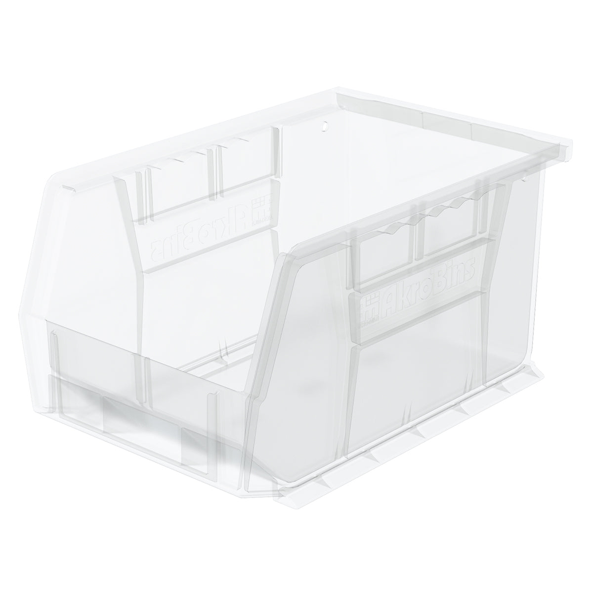 Hudson Exchange 9.5 x 6 x 5" Plastic Stackable Storage Bin and Hanging Container