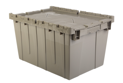 Hudson Exchange 21.9 x 15.2 x 12.8” (12.7 Gallon) Storage Tote Container with Attached Lid