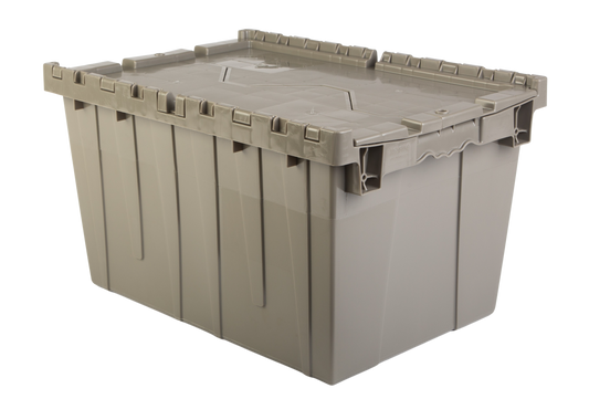 Hudson Exchange 21.9 x 15.2 x 12.8” (12.7 Gallon) Storage Tote Container with Attached Lid