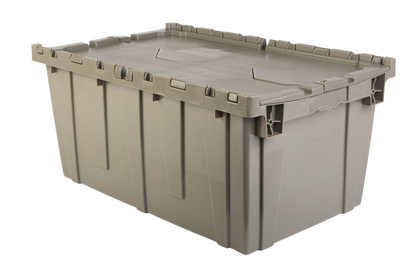 Hudson Exchange 27.3 x 17.2 x 12.6" (18.7 Gallon) Storage Tote Container with Attached Lid