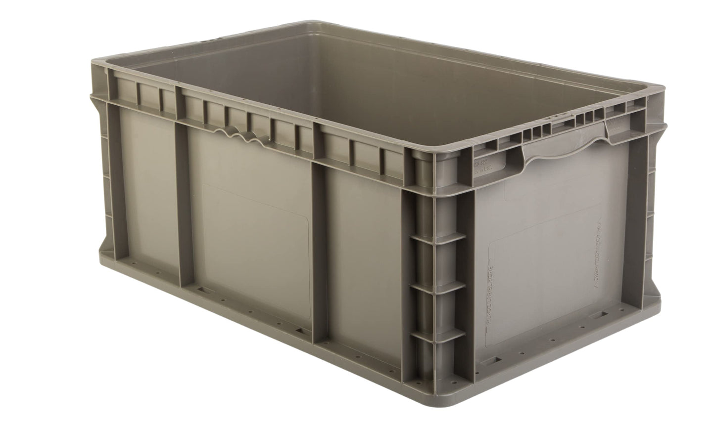 Hudson Exchange 24 x 15 x 11" (12.7 Gallon) Straight Wall Handled Storage Container Tote