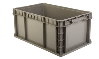Hudson Exchange 24 x 15 x 11" (12.7 Gallon) Straight Wall Handled Storage Container Tote