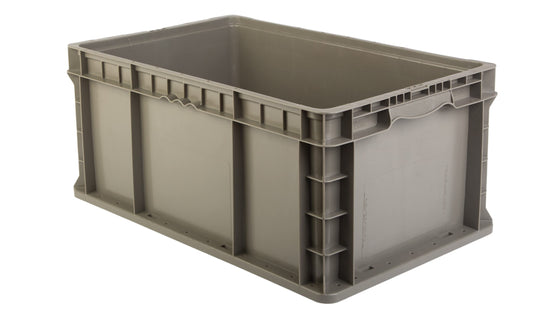 Hudson Exchange 24 x 15 x 11" (12.7 Gallon) Straight Wall Handled Storage Container Tote